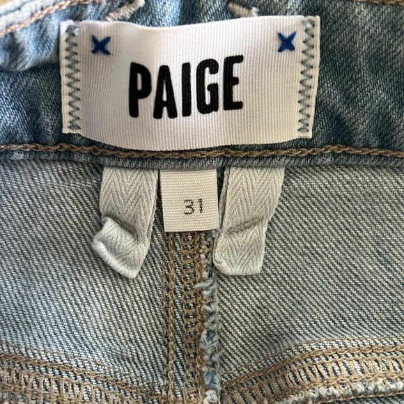 PAIGE Harper Ankle Jeans Kianni Distressed sz 31